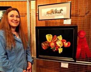 Kit Fisher with "Mixed Bell Peppers."
