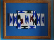 Fused Glass Wall Hanging by Edith Acton