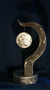 Quelle Est La Question, steel, by Bruce Fiscus