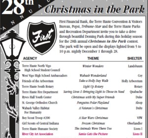 Christmas in the Park ad in Terre Haute Tribune-Star