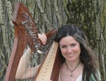 Harpist Amy Auset Rohn of Boone County, Indiana