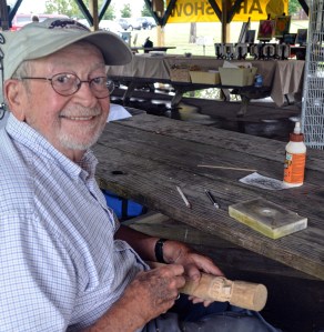 Wood carver John David Hemminghouse