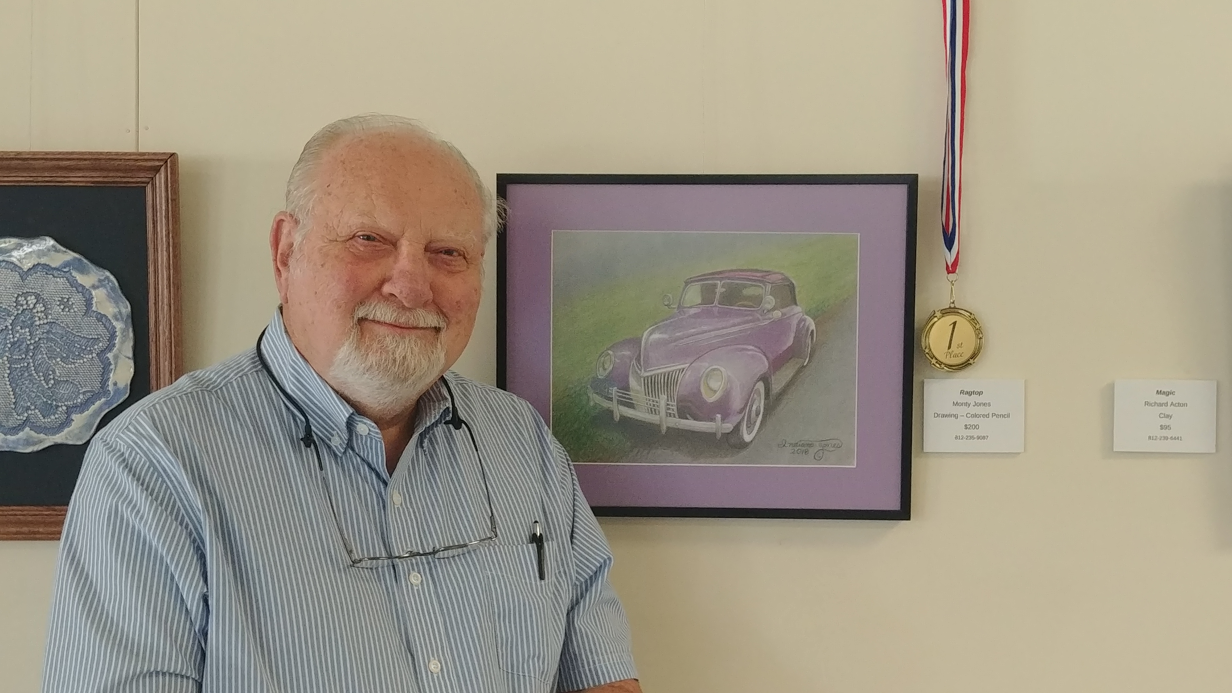 1st Place Drawings, RCAA, 2020,Monty Jones,Ragtop