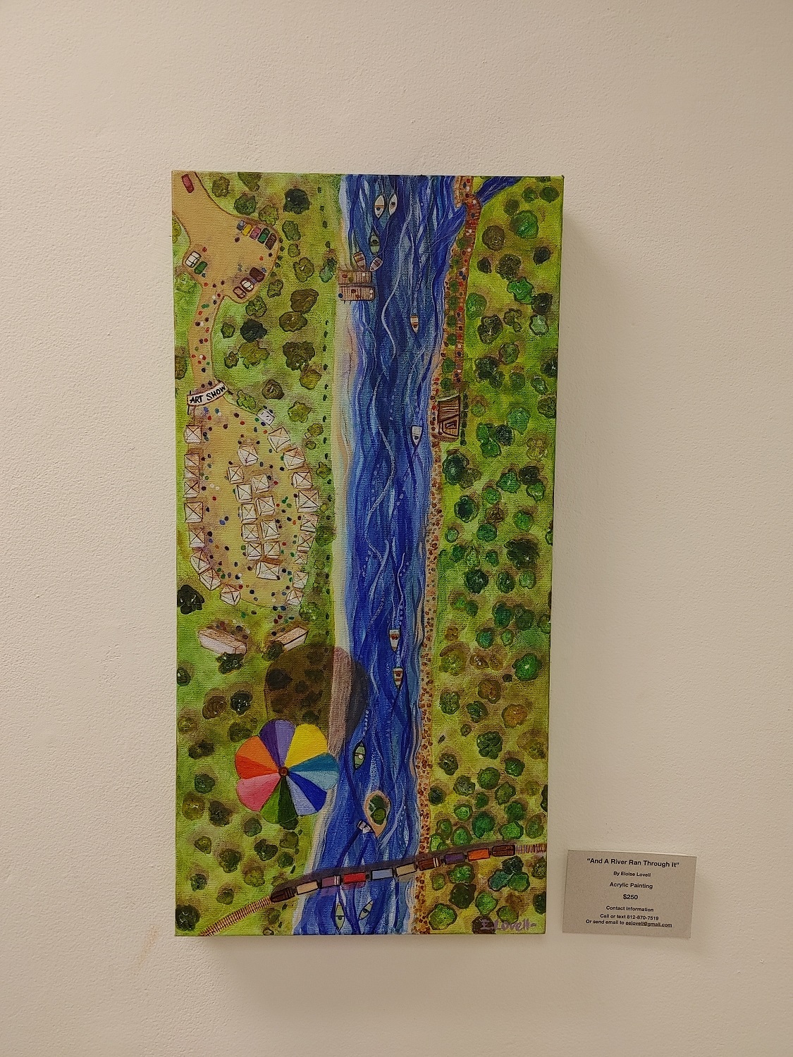 And A River Runs Through It-acrylic-Eloise Lovell-web